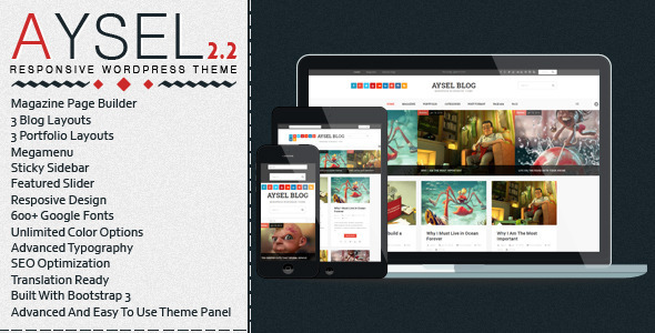 Aysel - Responsive WordPress Blog Theme