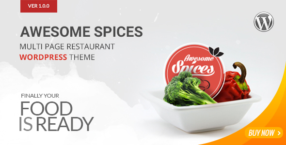 Awesome Spice – Restaurant / Cafe Wordpress Theme Awesome Spice is a premium restaurant wordpress theme and is specially designed for the restaurant and