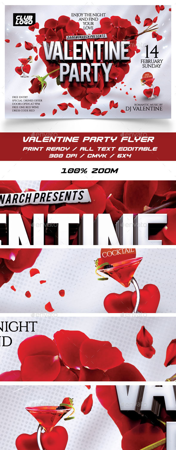 Valentine Party Flyer