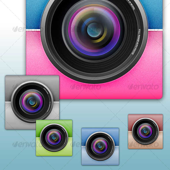 Camera Lens Icon - Media Icons