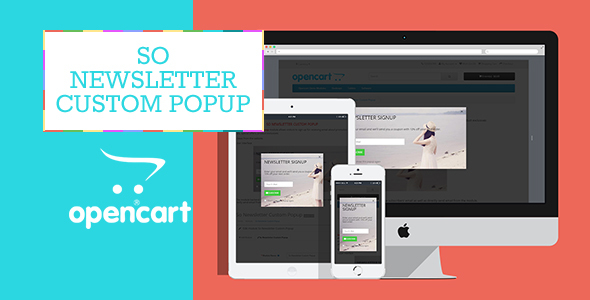 So Newsletter Custom Popup - Responsive OpenCart Module