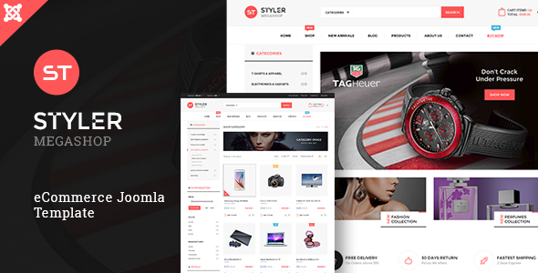 Styler Mega Shop - Responsive Joomla Template