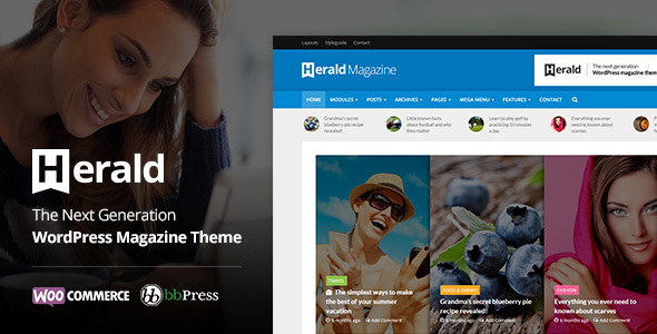 Herald - News Portal & Magazine WordPress Theme