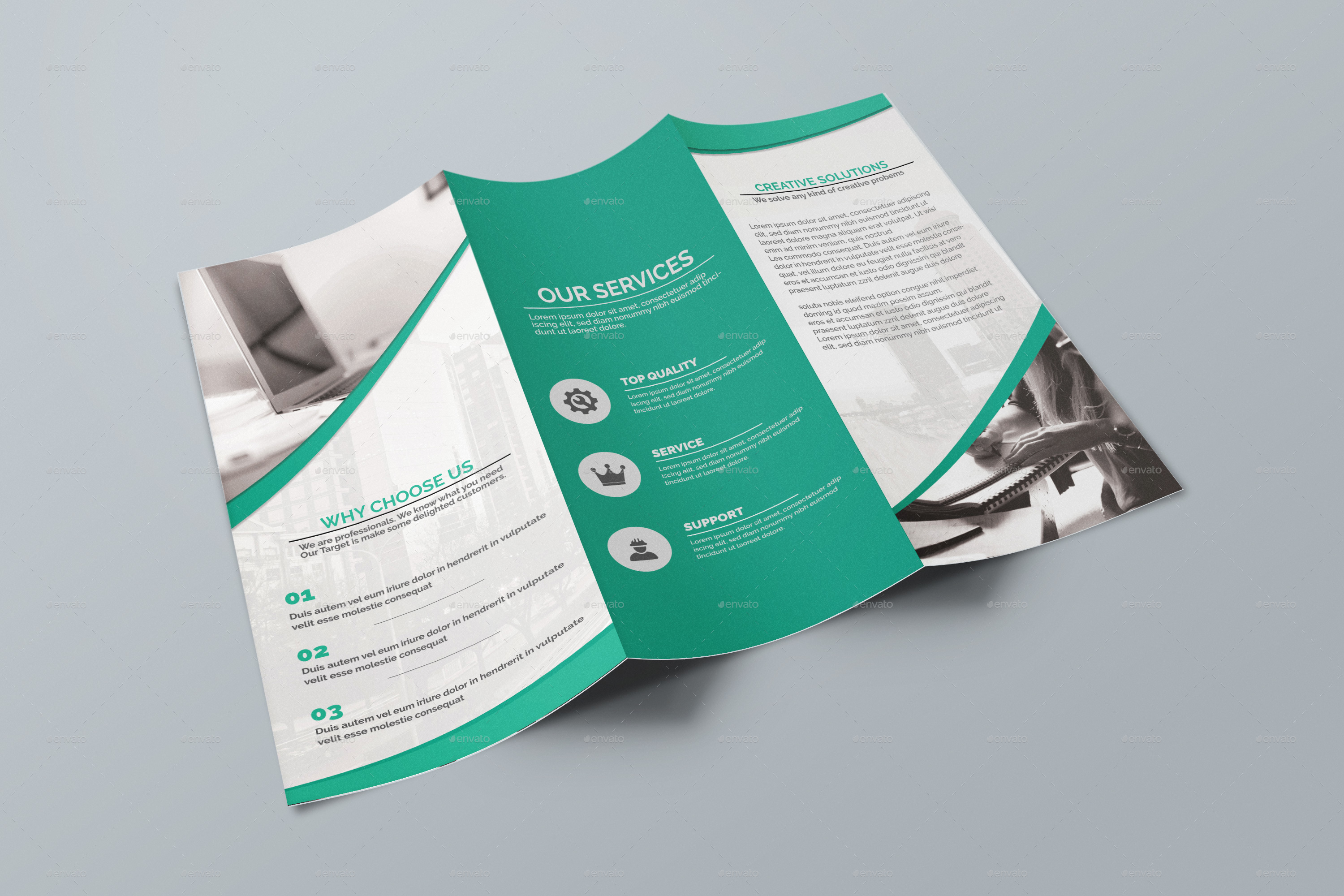 corporate trifold brochure by mehranchy graphicriver 3fold brochure