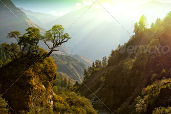 enchanted Nepal landscape