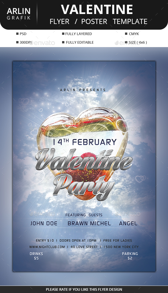 Valentine Party Flyer