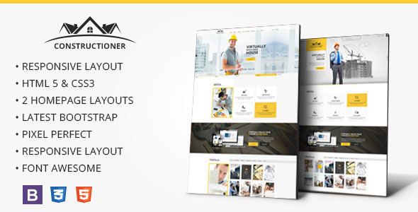 Constructioner - Modern Construction HTML Template