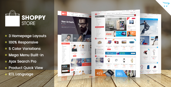 ShoppyStore - Responsive Multipurpose OpenCart Theme