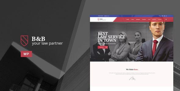 B&B - Law & Attorney WordPress Theme - Market Themes