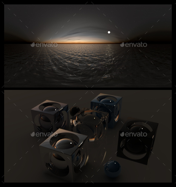 Ocean Night 2 - HDRI - 3DOcean Item for Sale