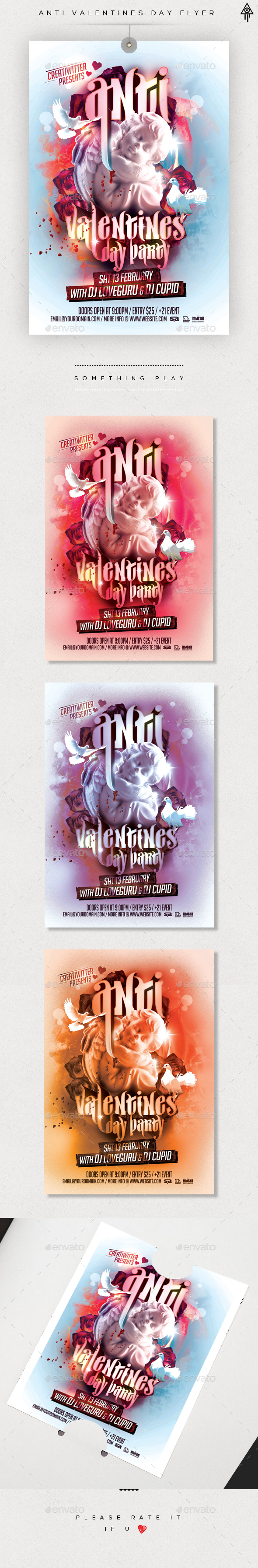 Anti Valentines Day Flyer