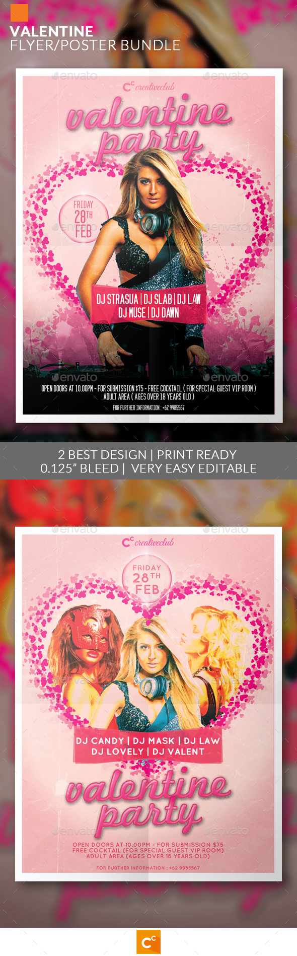 Valentine Flyer/Poster Bundle