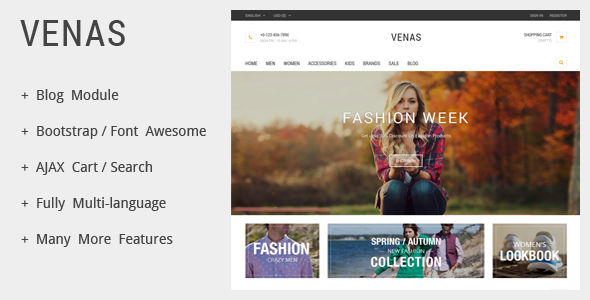 Venas - Prestashop Theme