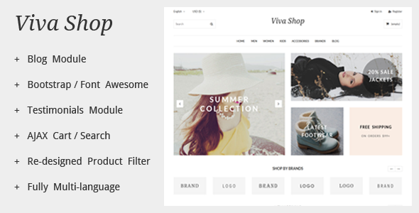 VivaShop - Prestashop Theme