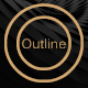 Outline-Creative font