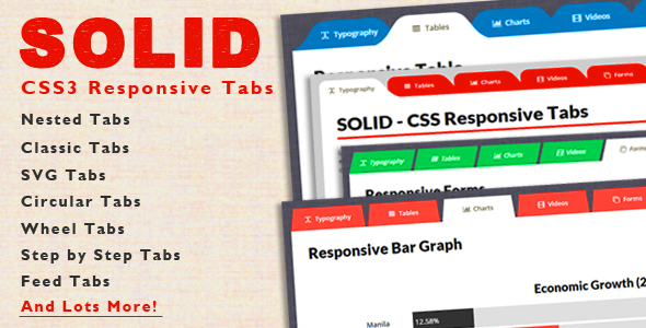 SOLID - CSS3 Responsive Tabs