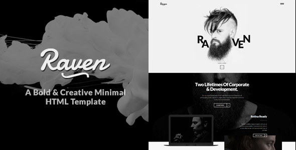 Raven - Minimal Creative HTML Template