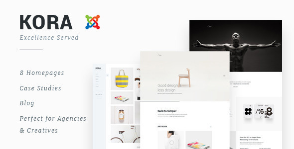 Kora - Portfolio Template for Agency & Freelancers