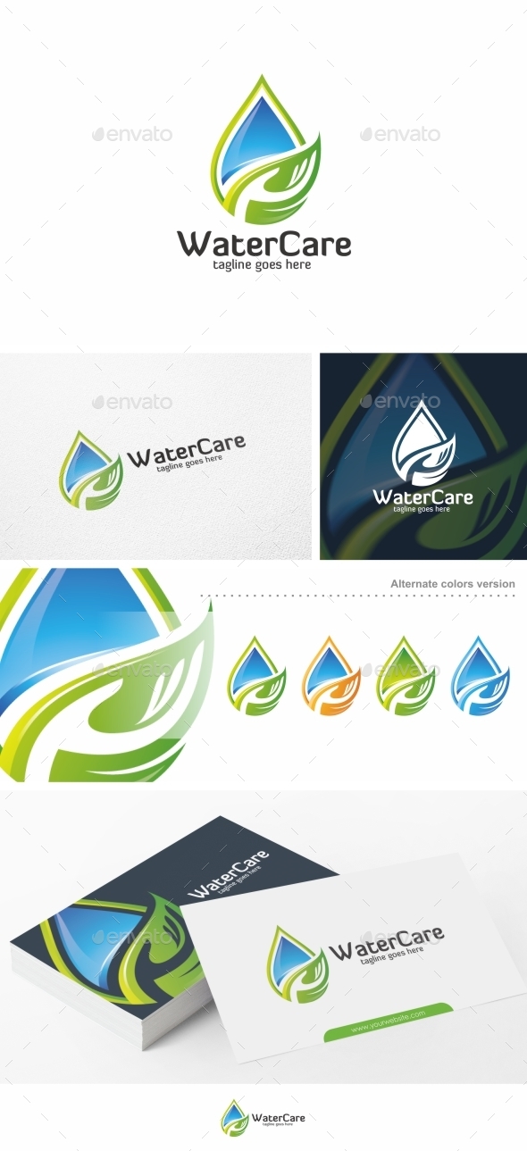 Water Care - Logo Template