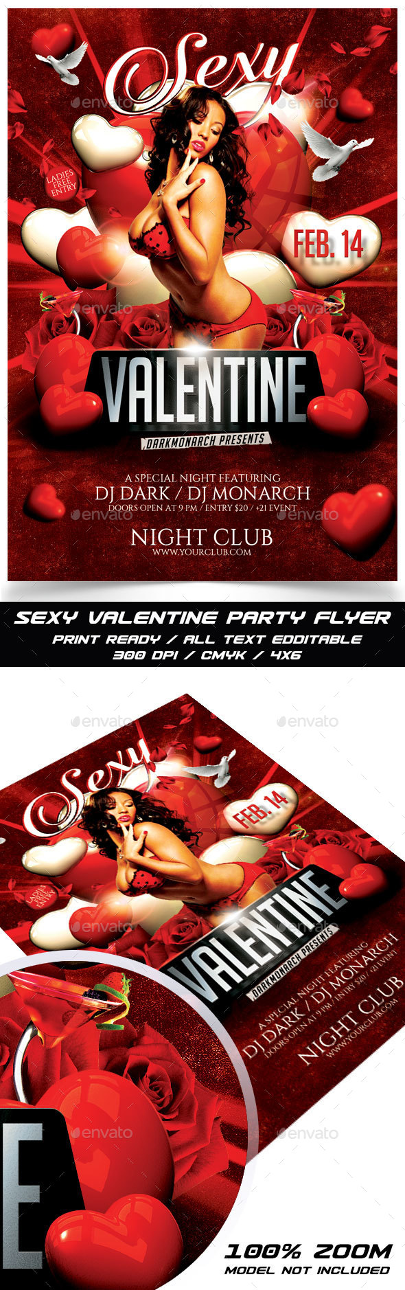 Sexy Valtentine Party Flyer