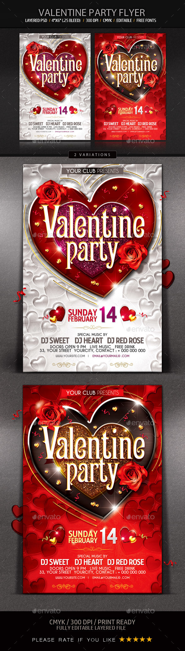 Valentine Party Flyer