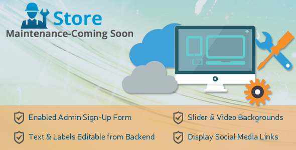 Store Maintenance-Coming soon(Magento Extension)