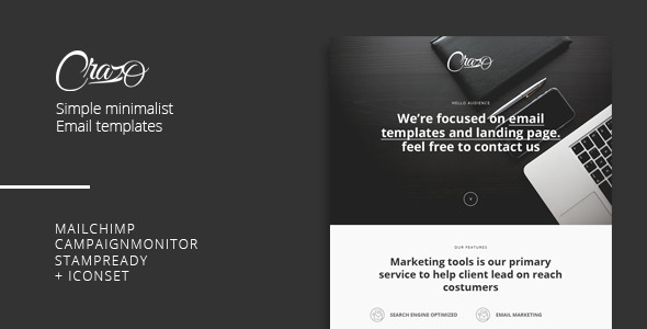 Craso - Minimalis Email Templates