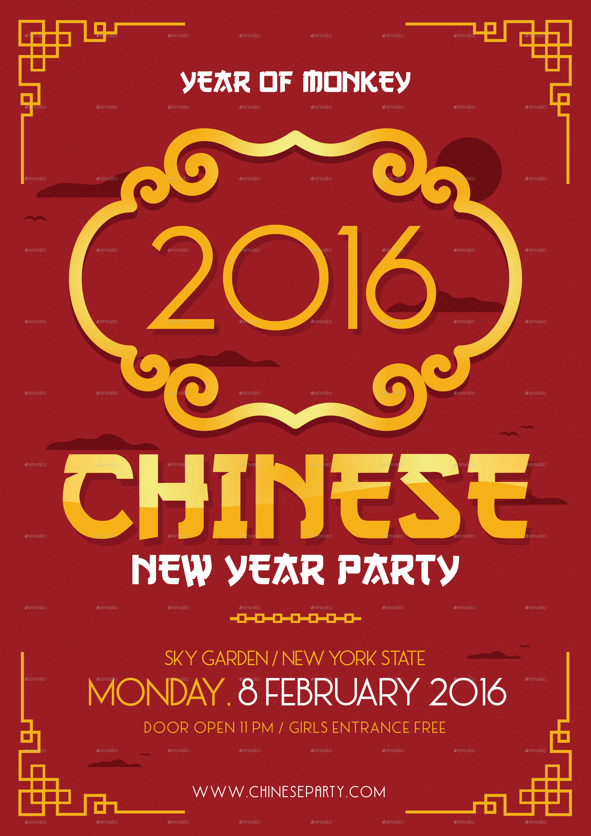 chinese new year flyers