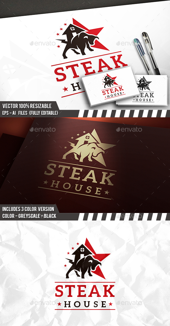 Steak House Logo