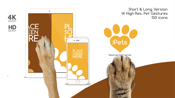 Download Pets Flat MockUp Device Kit by Pixamins | VideoHive