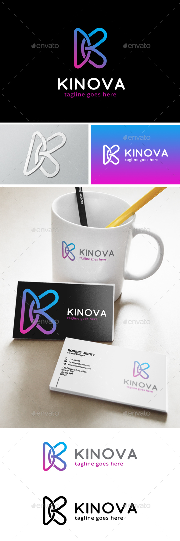 Kinova Letter K Logo