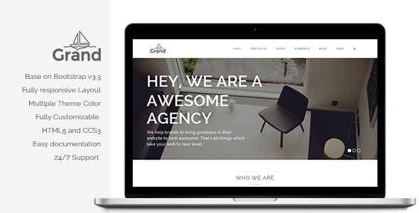 Grand - Creative Responsive Multipurpose Template