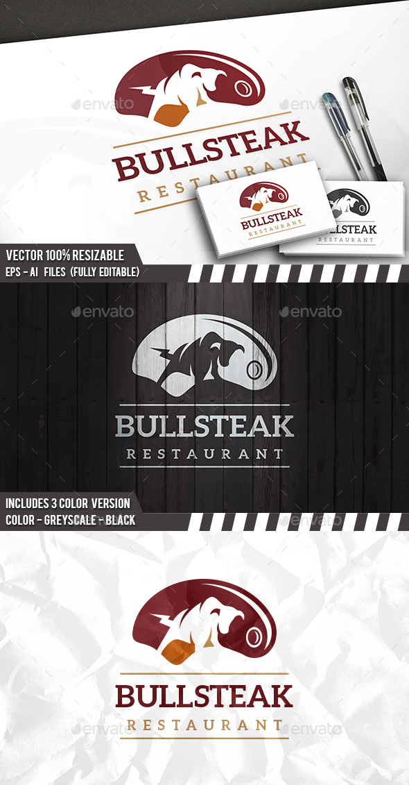 Bull Steak Logo