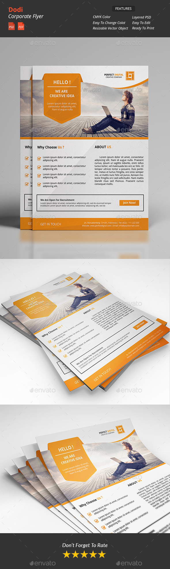 Graphicriver Dodi - Clean Corporate Flyers v2 14480559