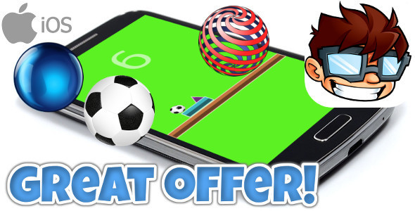 Bouncing Ball iOS + IN APP PURCHASE + Admob // iADs + GAME CENTER - CodeCanyon Item for Sale