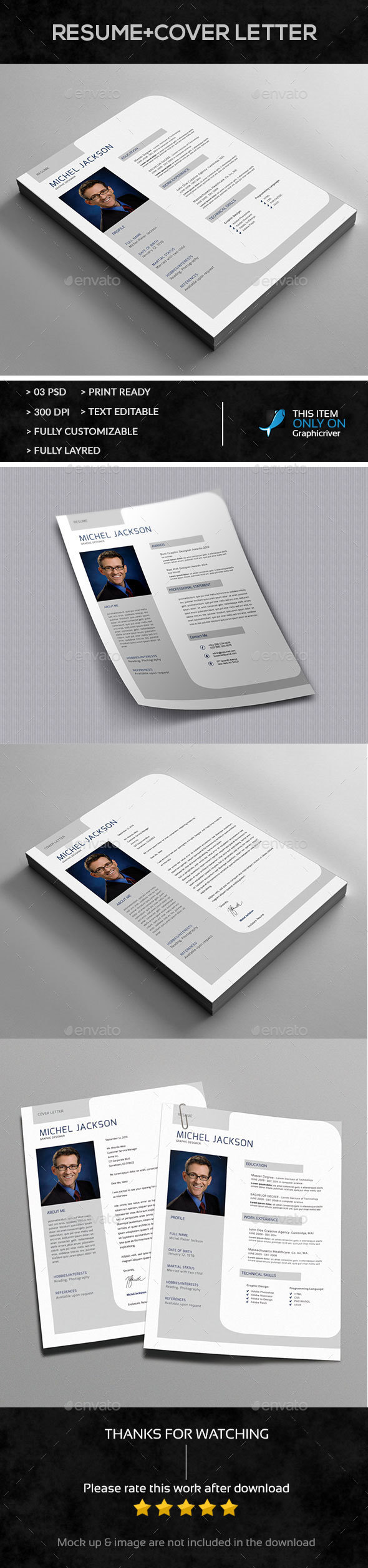 Single Page Resume Design