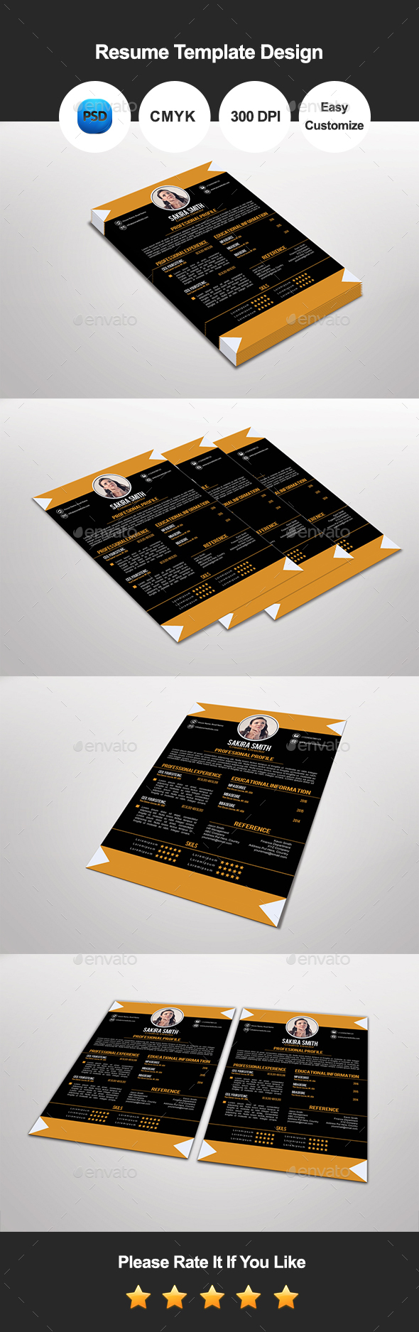 Libani Resume Template Design