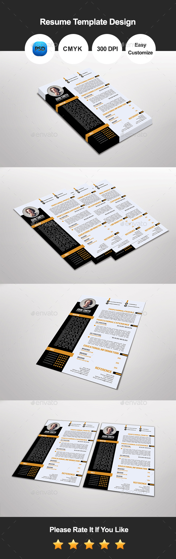 Tansa Resume Template Design