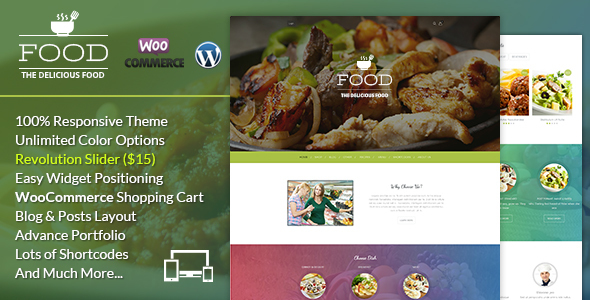 Food A Delicious WordPress Theme