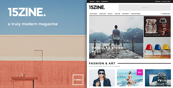 15Zine - HD Magazine / Newspaper WordPress Theme