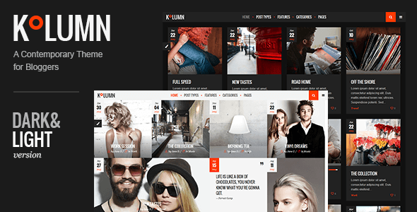 Kolumn - A Contemporary Theme for Bloggers