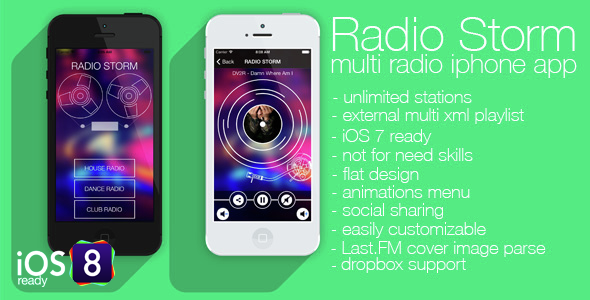 Radio Storm - multiradio app for iPhone