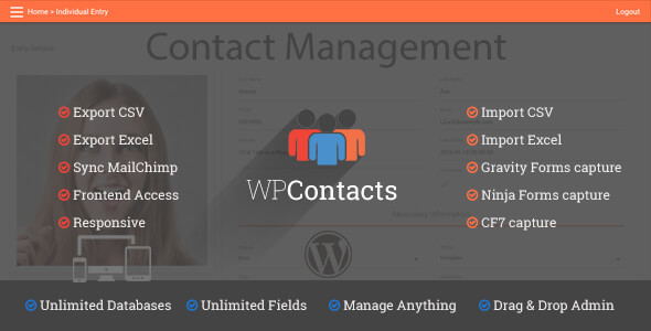 WP Contacts - Contact Management Plugin