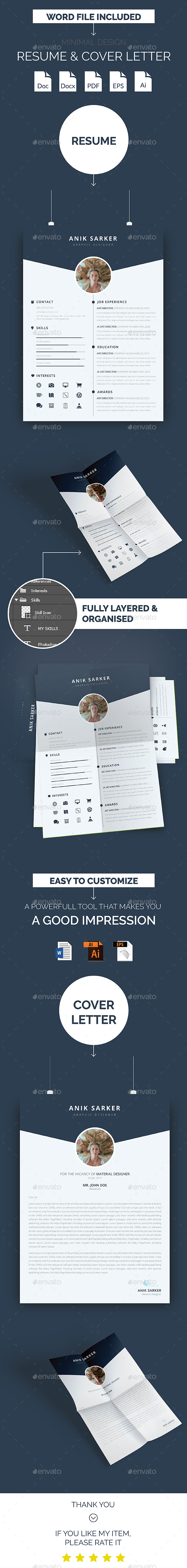 Minimal Design Resume & Cover Letter