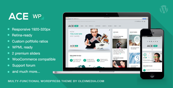 Ace -- Responsive All Purpose Wordpress Theme