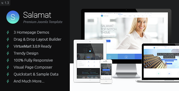 Salamat - Multipurpose Business Joomla Template