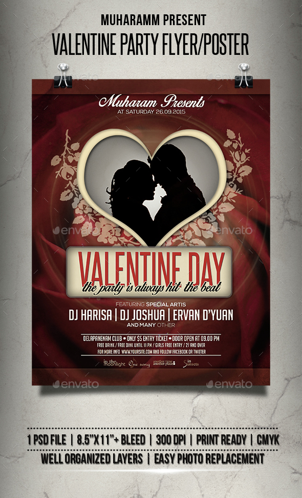 Valentine Party Flyer / Poster