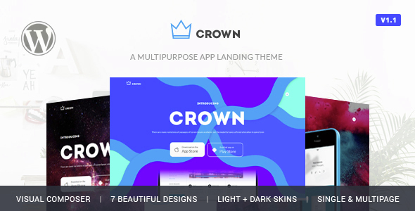 Crown - App Showcase Responsive Theme