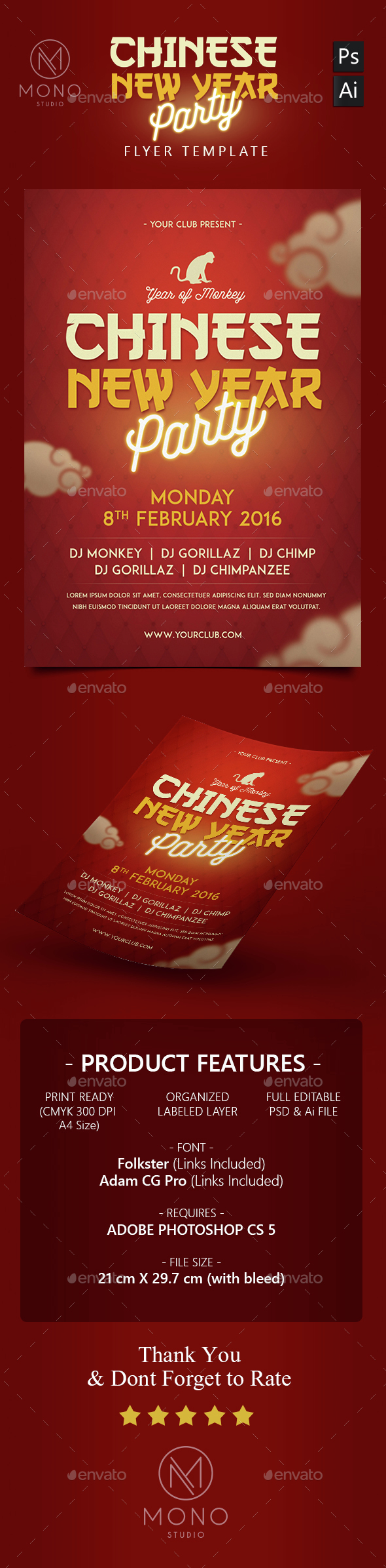 Chinese New Year Flyer