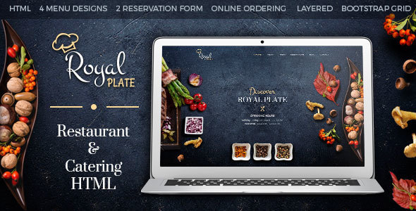 Royal Plate - Restaurant and Catering HTML Template